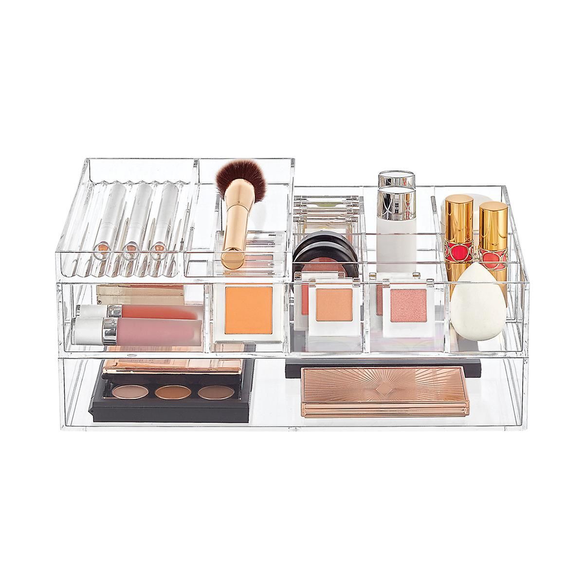 Clear Acrylic Makeup Storage Kit | The Container Store