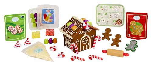 Little Tikes Creative Chefs Gingerbread House Kit with 22 Accessories, Pretend Play Cooking Set, for Boys and Girls Ages 3+ Years | Amazon (US)