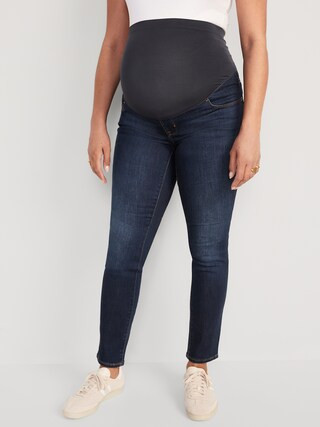 Maternity Full-Panel Skinny Jeans | Old Navy (US)