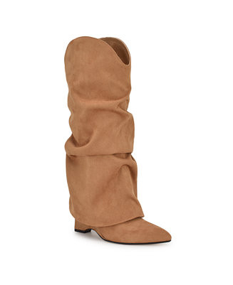 Nine West Women's Amazin Pointy Toe Slouchy Knee High Boots - Macy's | Macy's