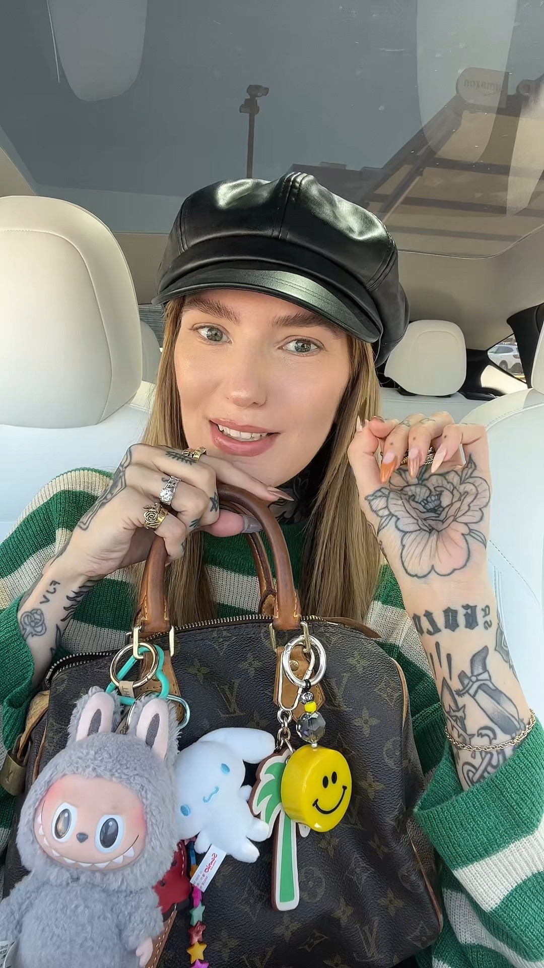Bag charms on my vintage LV speedy 

#LTKSeasonal #LTKItBag #LTKVideo