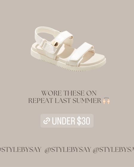 White ankle strap sandals

#LTKfindsunder50 #LTKshoecrush