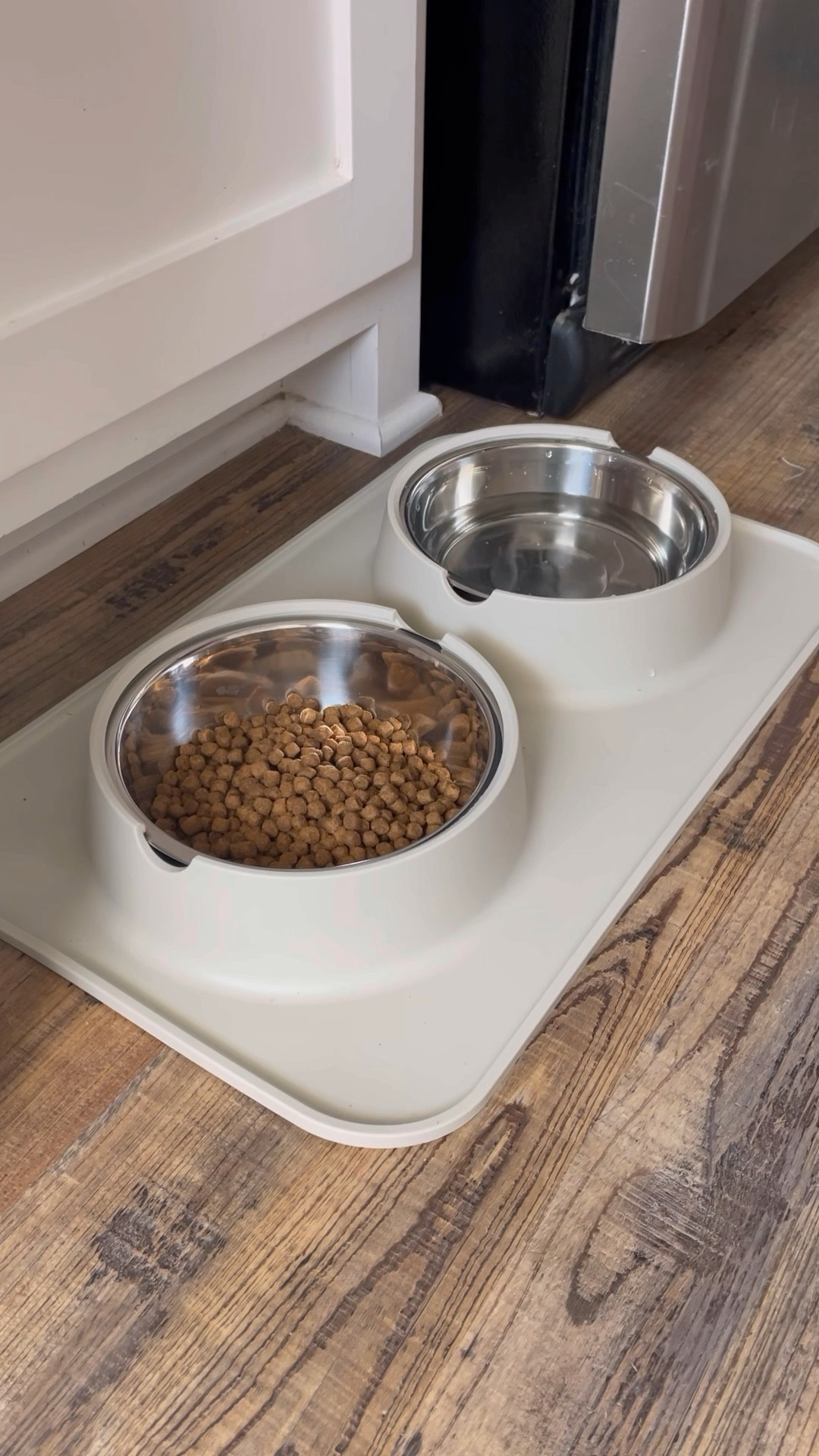This dog tray has been wonderful!! I love how it comes with this silicone mat to capture any messes that may occur!

#LTKHome #LTKFindsUnder50 #LTKVideo