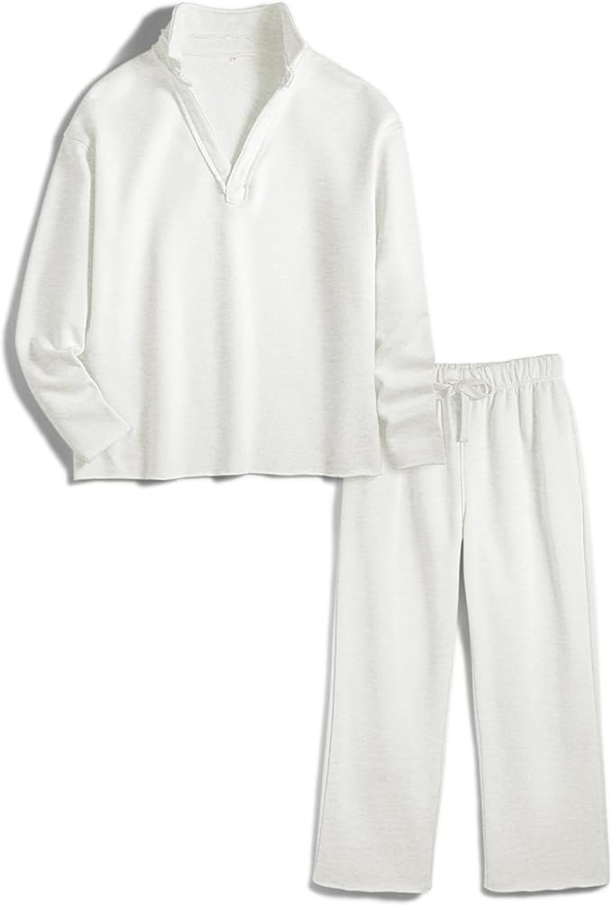 Women's Carmel Tracksuit 2 Piece sets - Patrick Pullover Sweatshirt & Catherine Sweatpants - Casu... | Amazon (US)