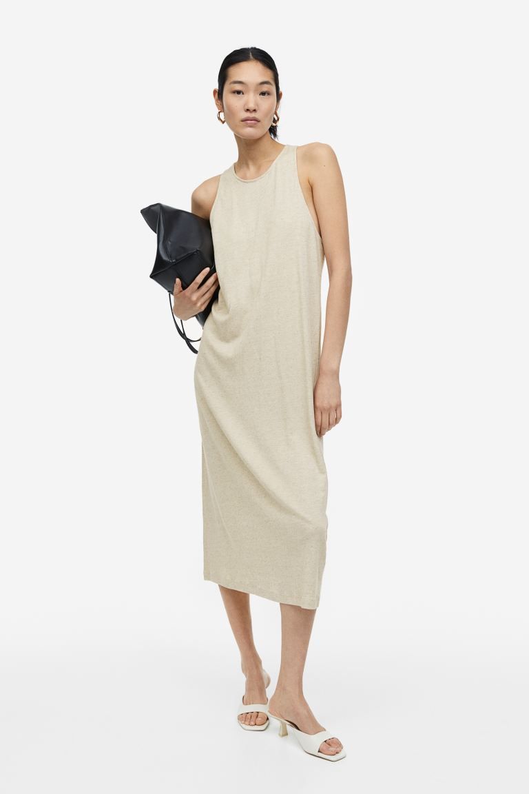 Linen-blend dress | H&M (US + CA)