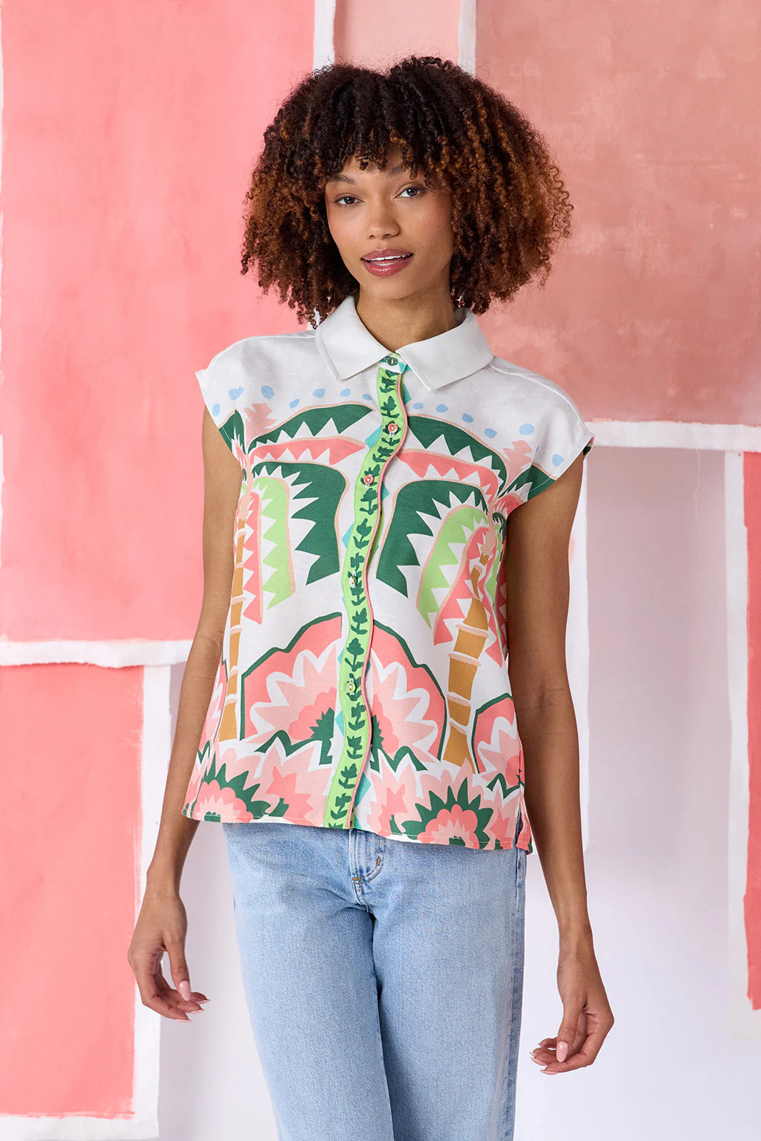Auggie Top | Relaxed Summer Button-Down | CROSBY by Mollie Burch | CROSBY by Mollie Burch
