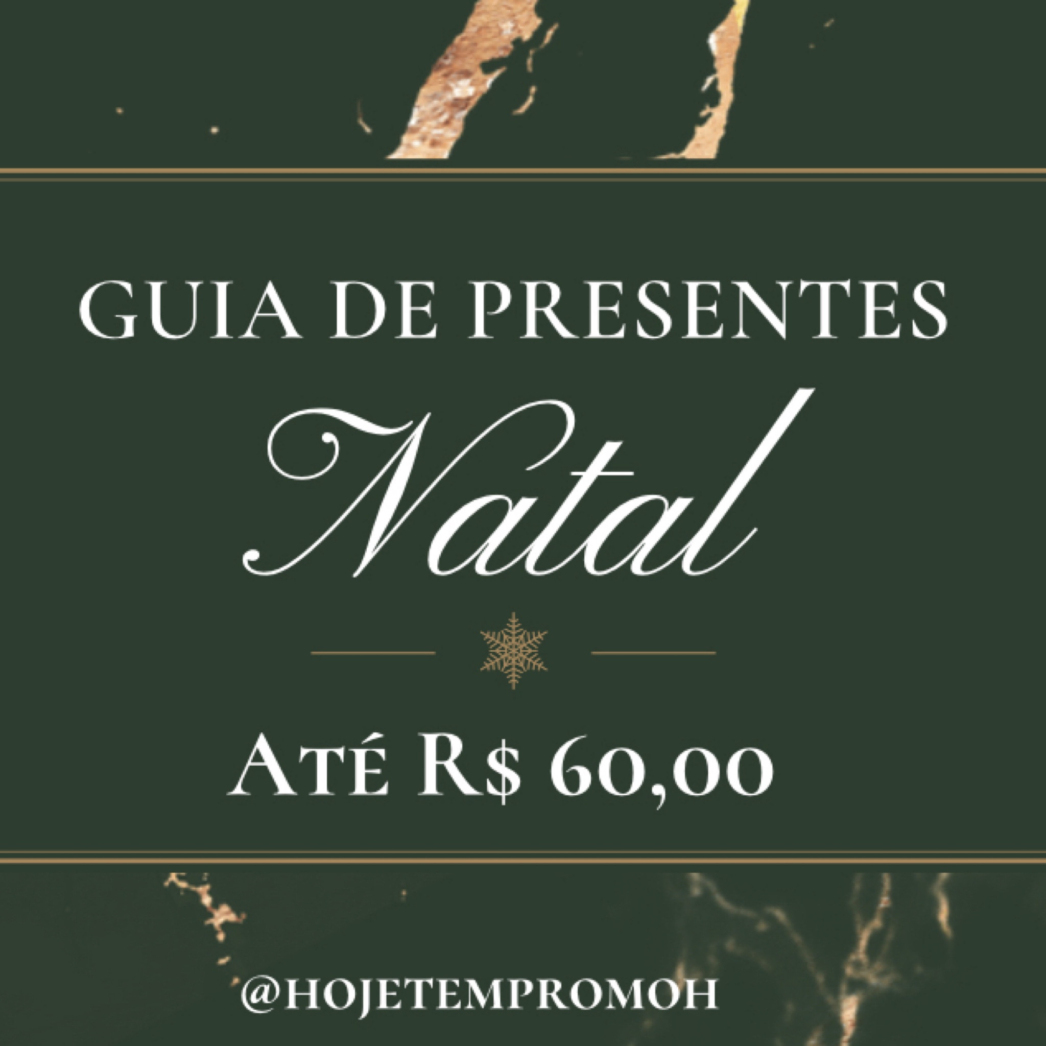 Confira esse guia de presentes de até R$ 60,00.
São kits perfeitos para amigo secreto, amigo surpresa, agradecimento…
Aproveite os super descontos e não deixe pra ultima hora.

