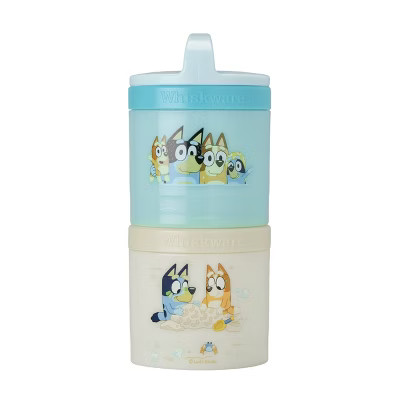 Whiskware Stackable 2pc Food Storage Jar Snack Pack - Bluey Family Beach Day: BPA-Free, Spillproo... | Target
