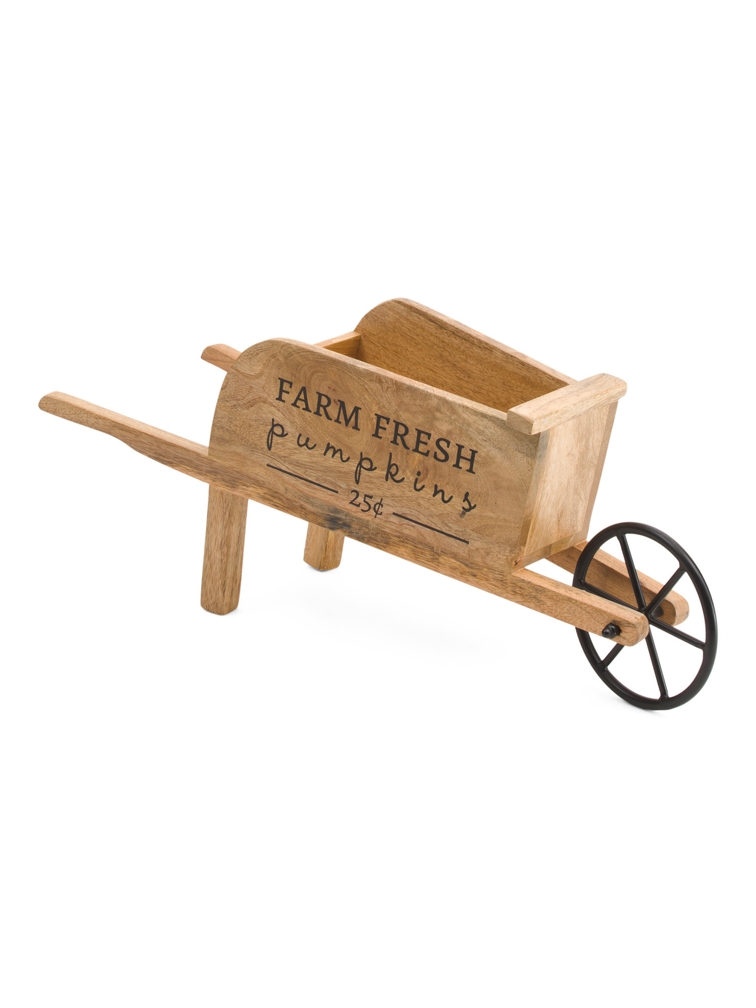 26in Natural Wood Cart | TJ Maxx