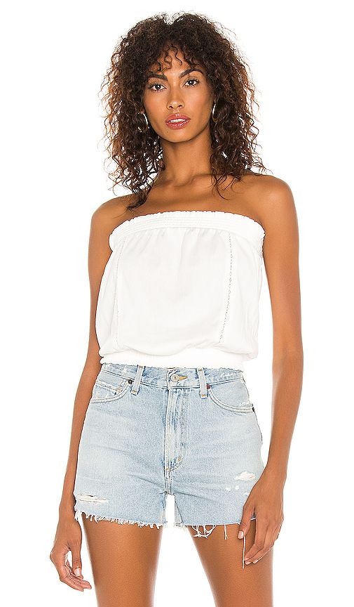 1. STATE Strapless Lace Inset Tube Top in White. Size XS,S,M,XL. | Revolve Clothing (Global)