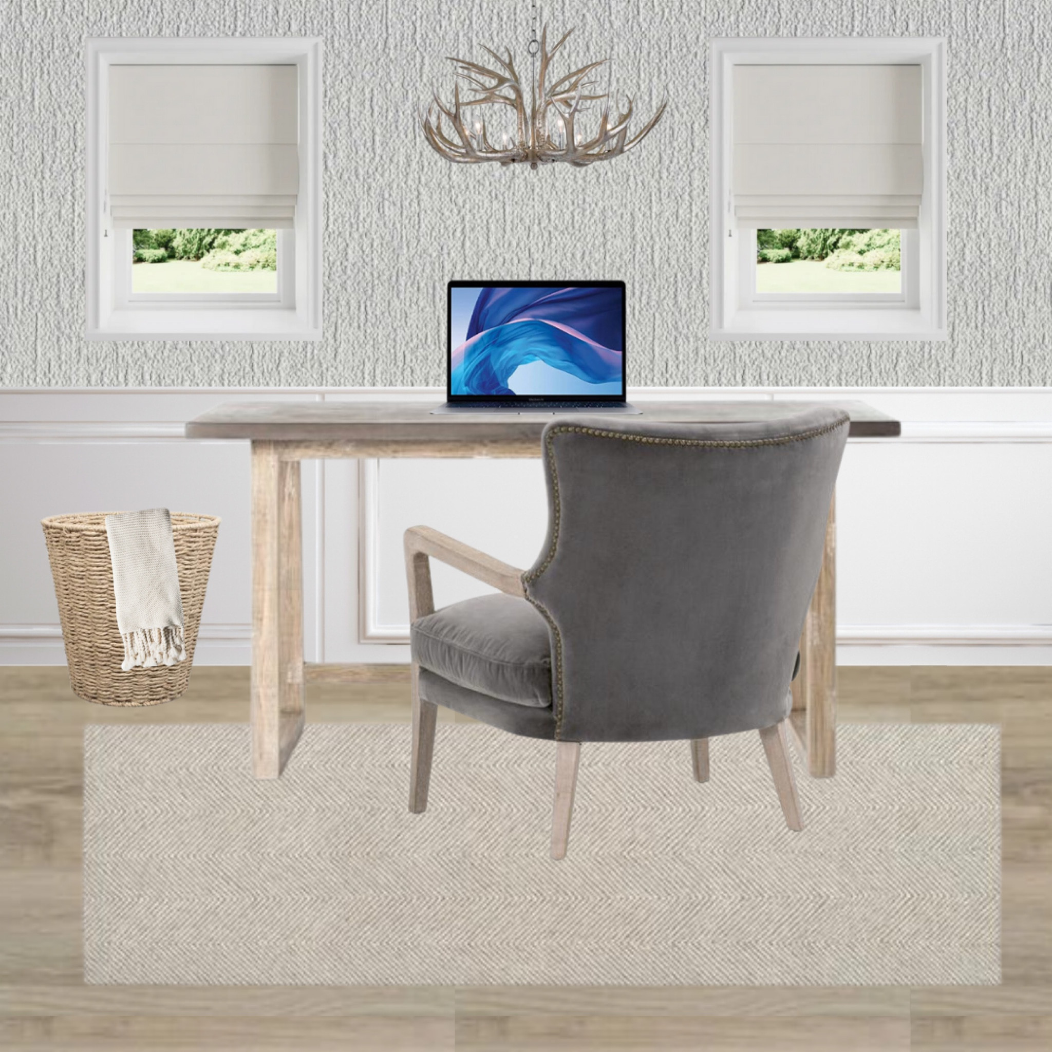 Home office, office decor, office furniture, desk, desk chair, rug, sideboard, curtains, home office design, office chair, desk chair 

#LTKworkwear #LTKhome #LTKU