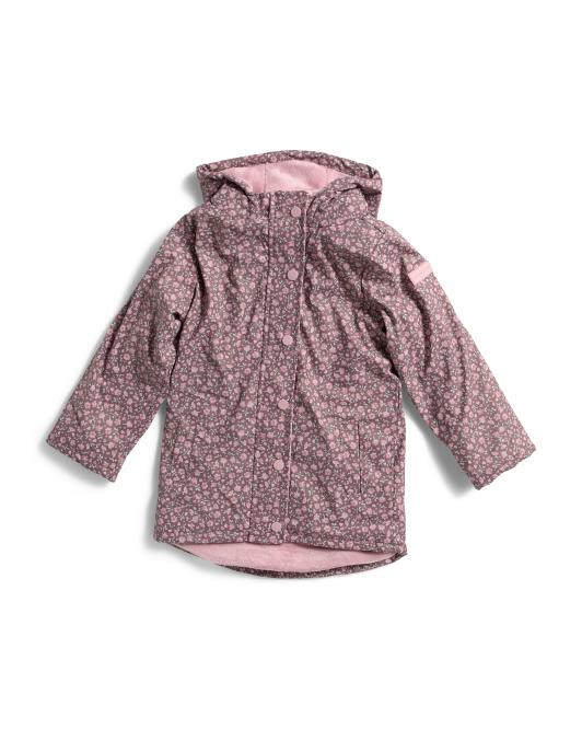 Girls Printed Rain Jacket | TJ Maxx