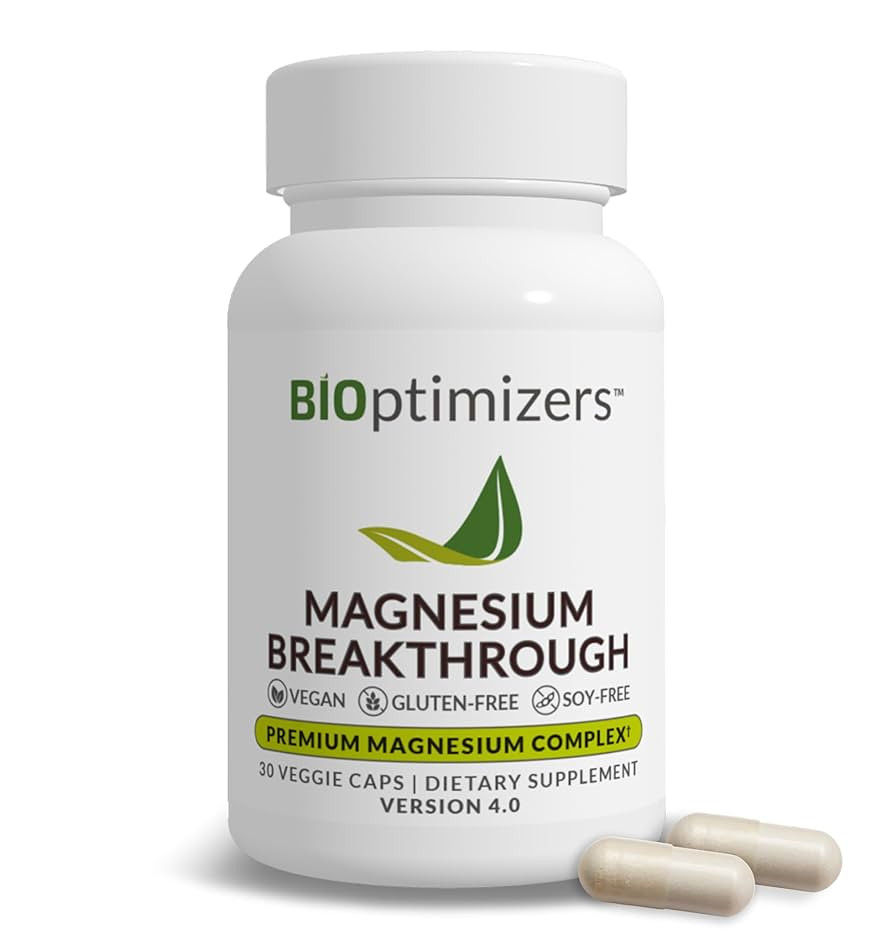 BIOptimizers Magnesium Breakthrough Supplement 4.0-7 Forms of Mg: Glycinate, Malate, Citrate, and... | Amazon (US)