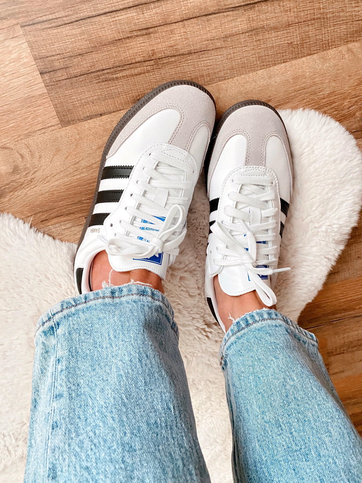 J.Crew Adidas® Samba Sneakers in White