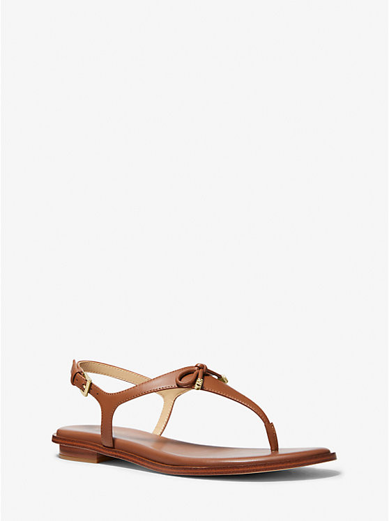 Nori Leather T-Strap Sandal | Michael Kors (UK)