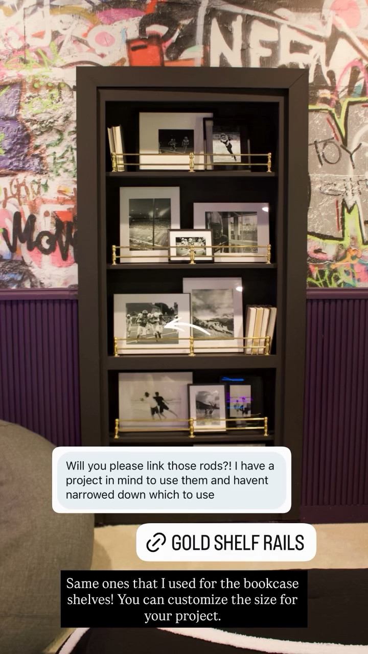 Same ones that I used for the bookcase shelves! You can customize the size for your project.