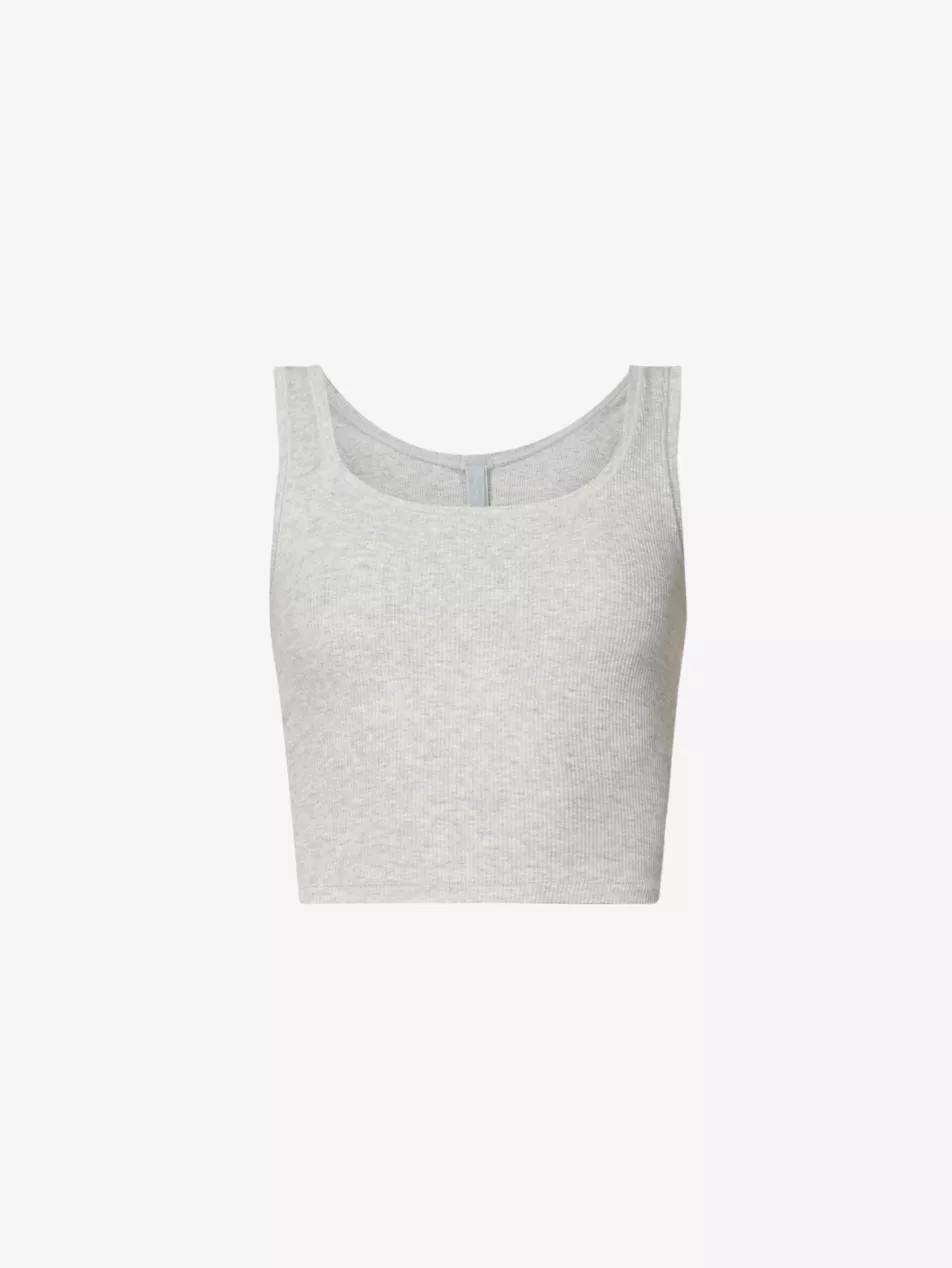 Skims Cotton 2 Rib Tank | Selfridges