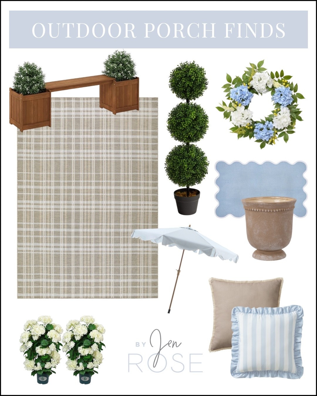 Outdoor spring porch and patio finds! 

#LTKHome #LTKSeasonal