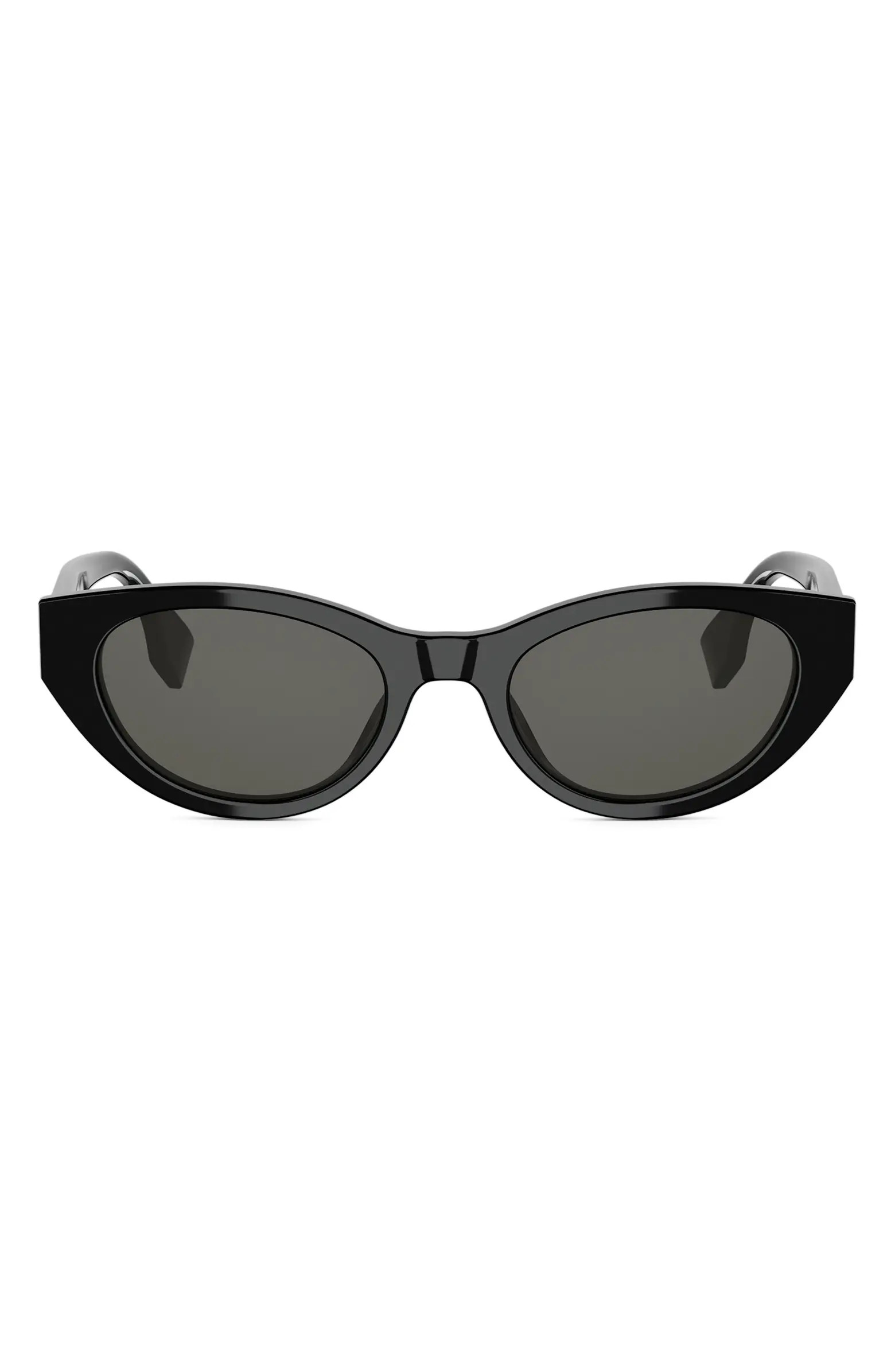 Lettering 51mm Oval Sunglasses | Nordstrom