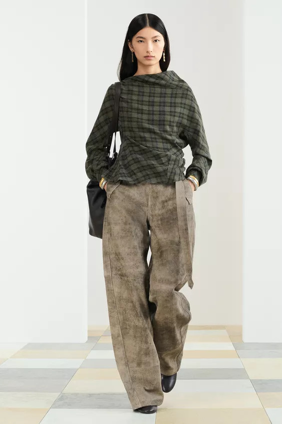 BGGY WSHD LTHR PNT | Zara US