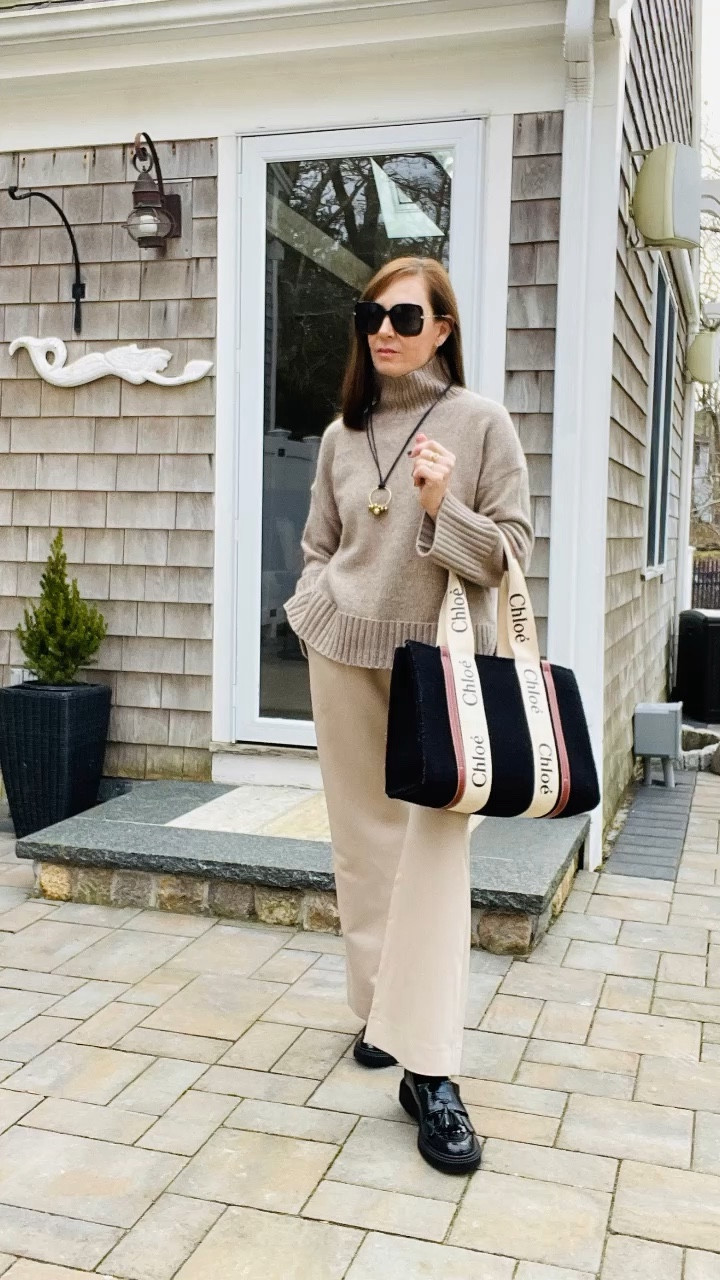 Workwear winter edition ❄️ my sweater comes in 7 colors AND its on sale now !!  Its an oversized fit. I wearing the Xs which is my normal size. 

#LTKSeasonal #LTKstyletip #LTKfindsunder100