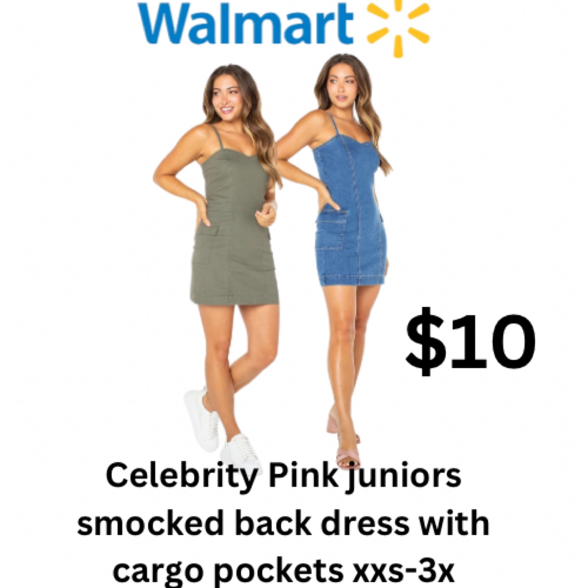 Walmart denim dresses for only $10!! 

#LTKStyleTip #LTKU #LTKSaleAlert