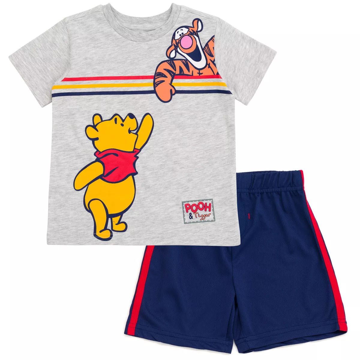 Disney Winnie the Pooh Lion King Pixar Monsters Inc. Toy Story Tigger T-Shirt and Mesh Shorts Out... | Target