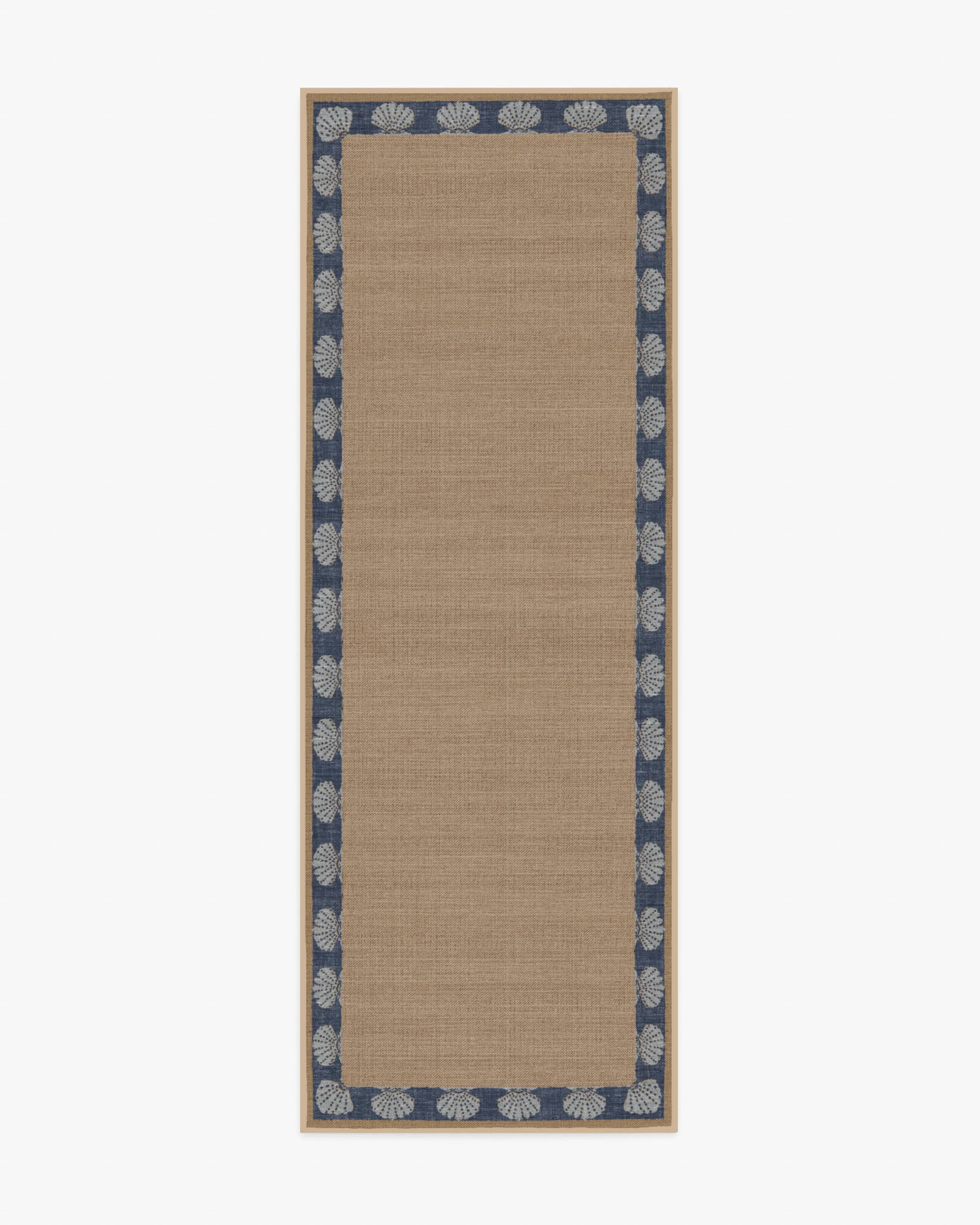 Shelley Slate Blue & Natural Re-Jute Rug | Ruggable