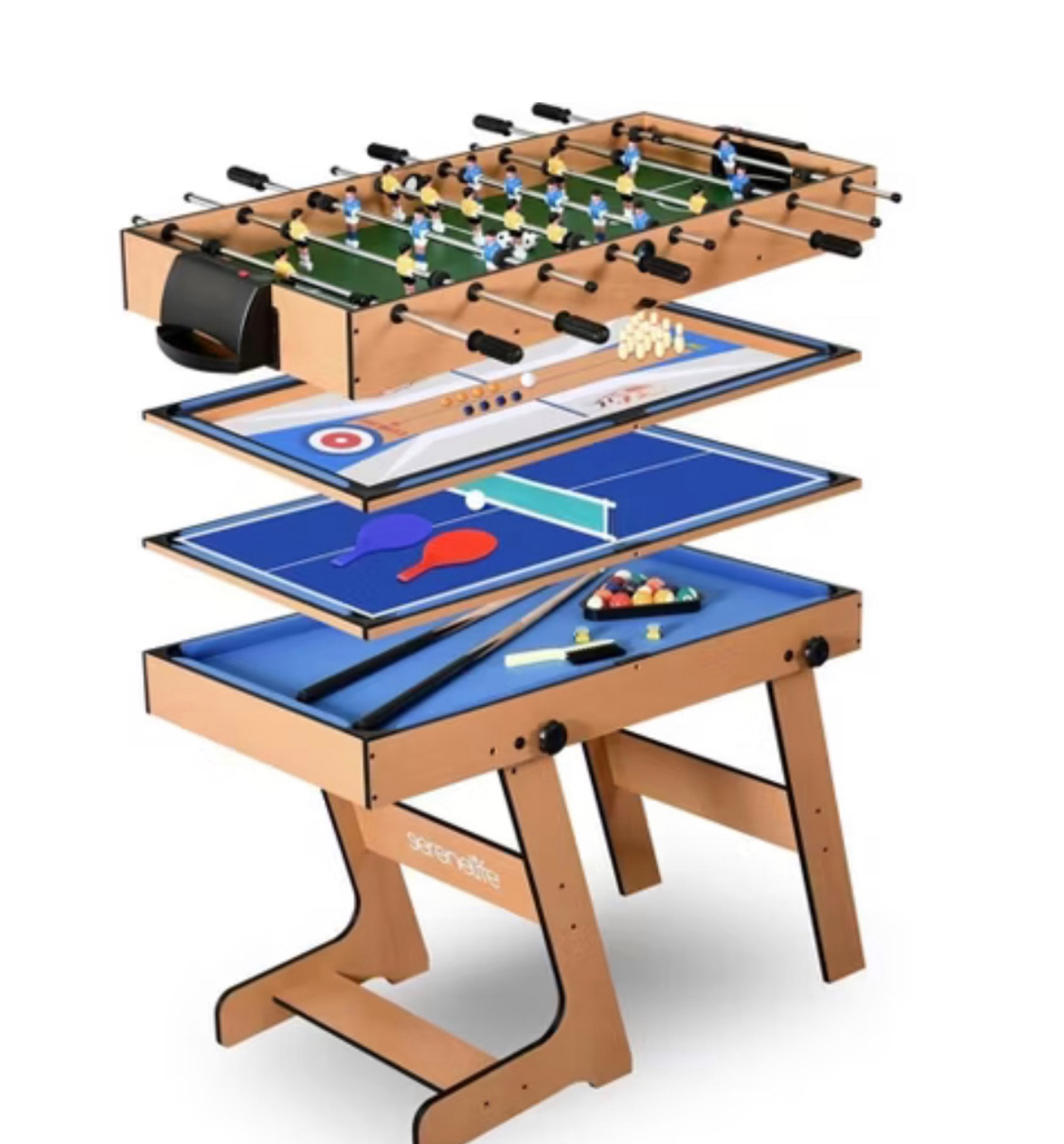 Game night just got an upgrade! This 4-in-1 multi-function table brings the fun with foosball, pool, hockey, and ping pong—all in one. Perfect for endless family tournaments and friendly competitions! 

#LTKsale #LTKgiftguide #LTKkids