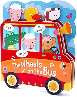 Wheels on the Bus-Filled with Colorful Illustrations and Friendly Characters, Interactive Tabs in... | Amazon (US)