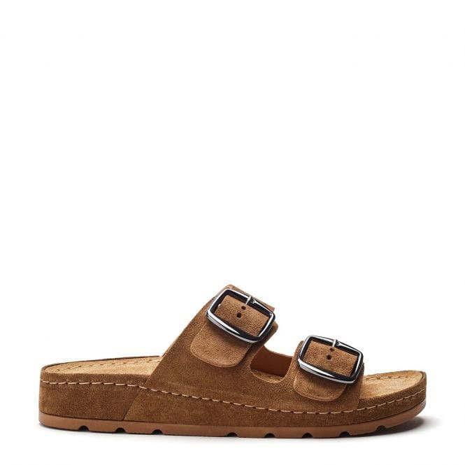 Sh Elate Tan Suede | Moda in Pelle UK