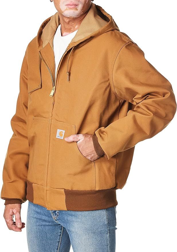 Carhartt Men's Thermal Lined Duck Active Jacket J131 (Regular and Big & Tall Sizes) | Amazon (US)