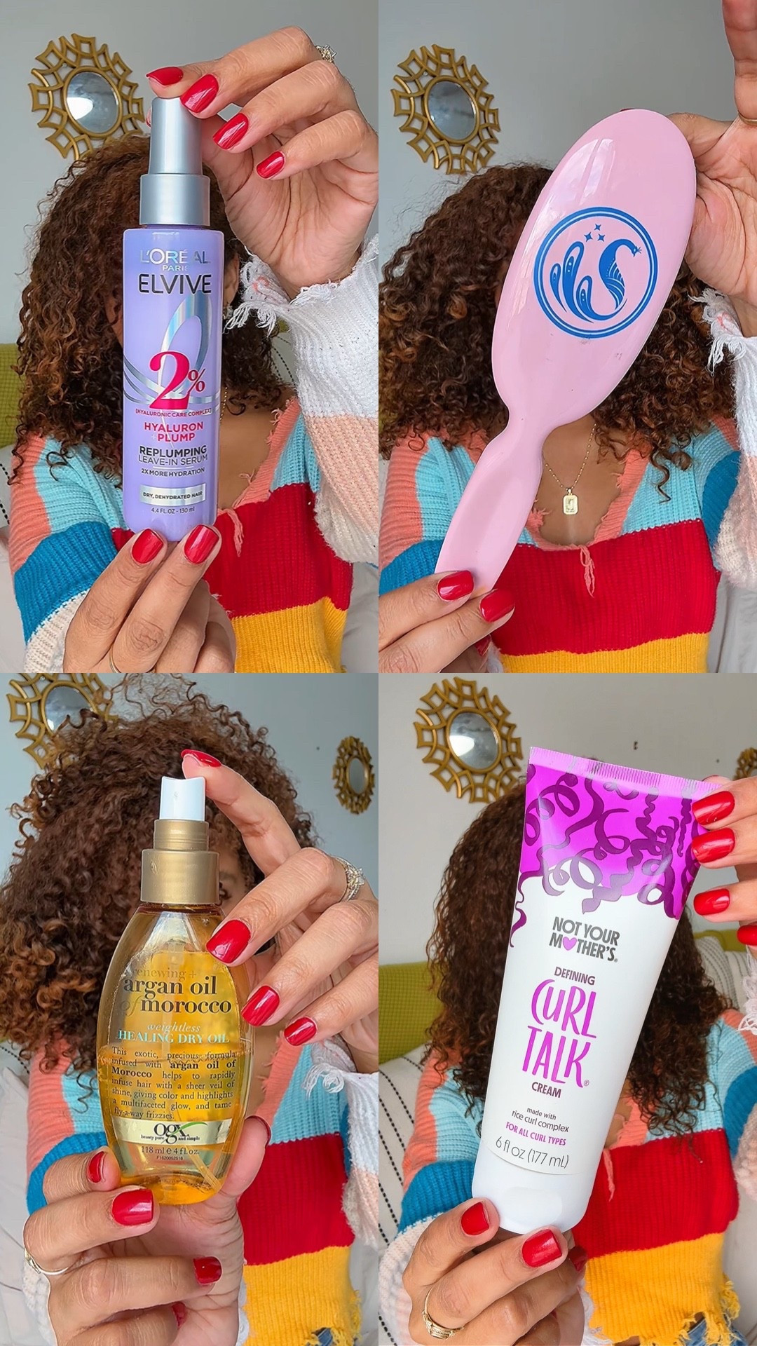 Having curly hair is a full-time job 👩🏽‍🦱
Wash day, styling, diffusing, and trusting the process until the volume and curl definition show up.

Featured products:

💧 L’Oréal Paris Elvive Hyaluron Plump Replumping Leave-In Serum — lightweight hydration with hyaluronic acid to help curls look fuller and feel soft.

🌀 Not Your Mother’s Curl Talk Defining Cream — defines curls while keeping frizz under control.

💨 Dyson Diffuser — helps speed up dry time while enhancing volume and curl definition without disrupting the curl pattern.

✨ OGX Argan Oil of Morocco Weightless Dry Oil — adds shine and seals in moisture without weighing curls down.

🪮 Kazmaleje Paddle Hair Comb — used at the roots to create lift and volume while keeping curls intact.

Everything I use for my natural curly hair is linked on LTK 🤍

#CurlyHairRoutine #CurlyHairCare #NaturalCurls #CurlyHairProducts #CurlDefinition #MiamiInfluencer #LatinaCreator #LTKHair


#LTKBeauty #LTKBeauty #LTKgrwm