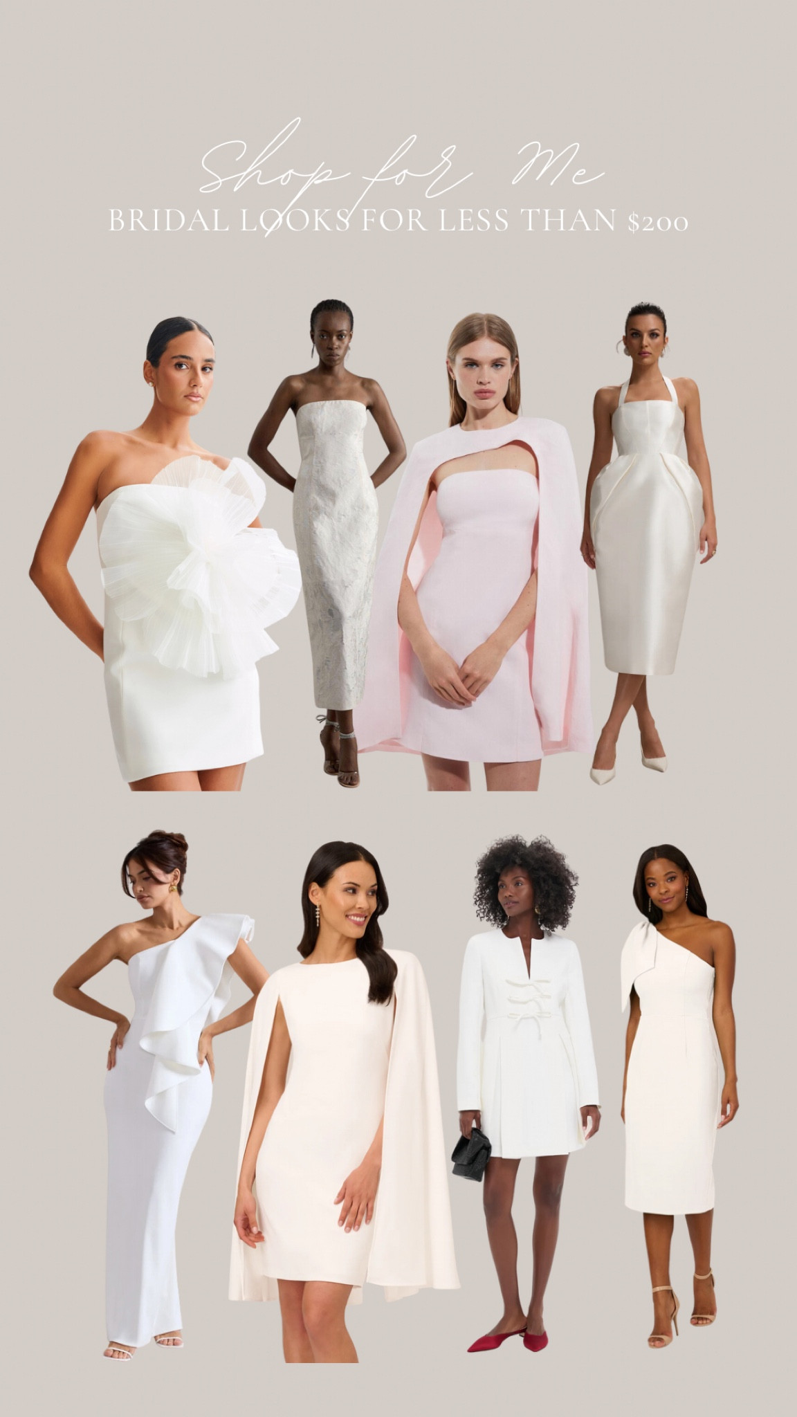 Affordable options for a low key civil wedding celebration 🤍💍

#LTKSaleAlert #LTKWedding