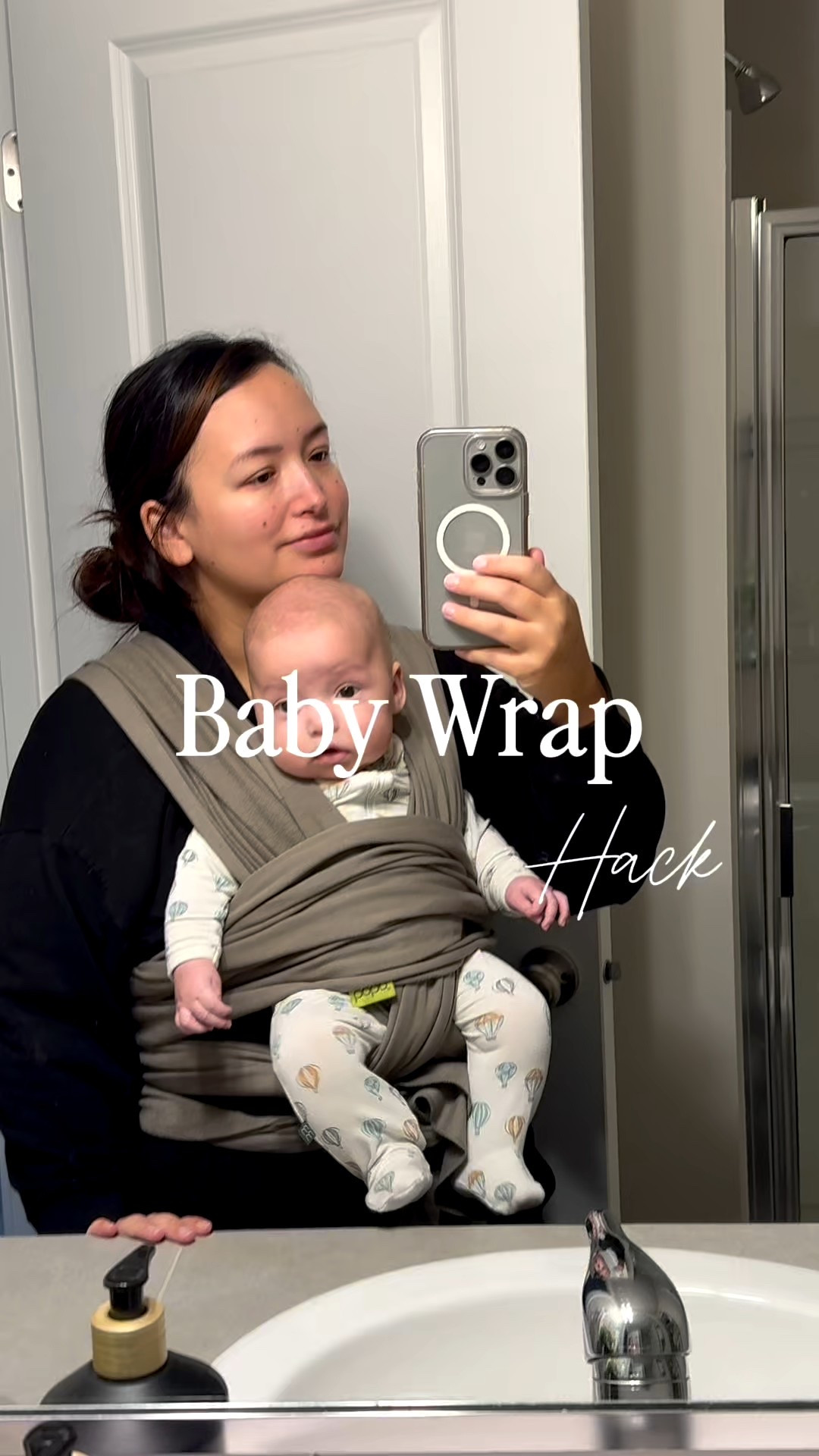 My 3 month old baby hated baby wraps until I learned this trick! Face them forward! He just wanted to see the world and look at his happy coos 🥹

I’ve linked the one I’m wearing down below!

#LTKBaby #LTKKids #LTKBump