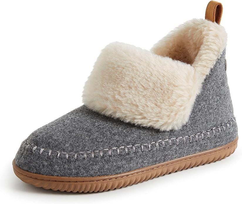 Dearfoams Women's Alpine Moritz Outdoor Arch Support House Shoe Bootie Slipper | Amazon (US)