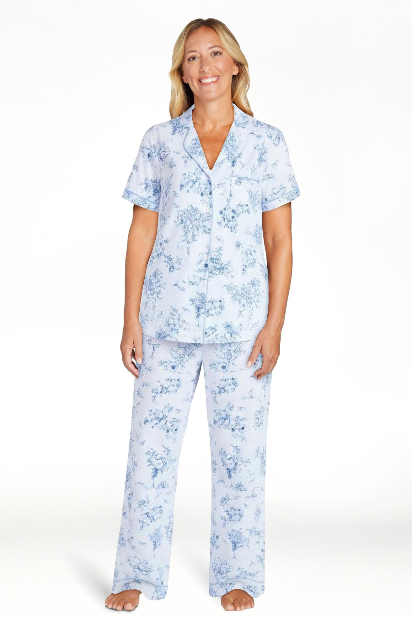 Best seller Fantaslook Women Pajama Sets 2 Piece Long Sleeve Pajama Sets With Long Printed Jogger... | Walmart (US)