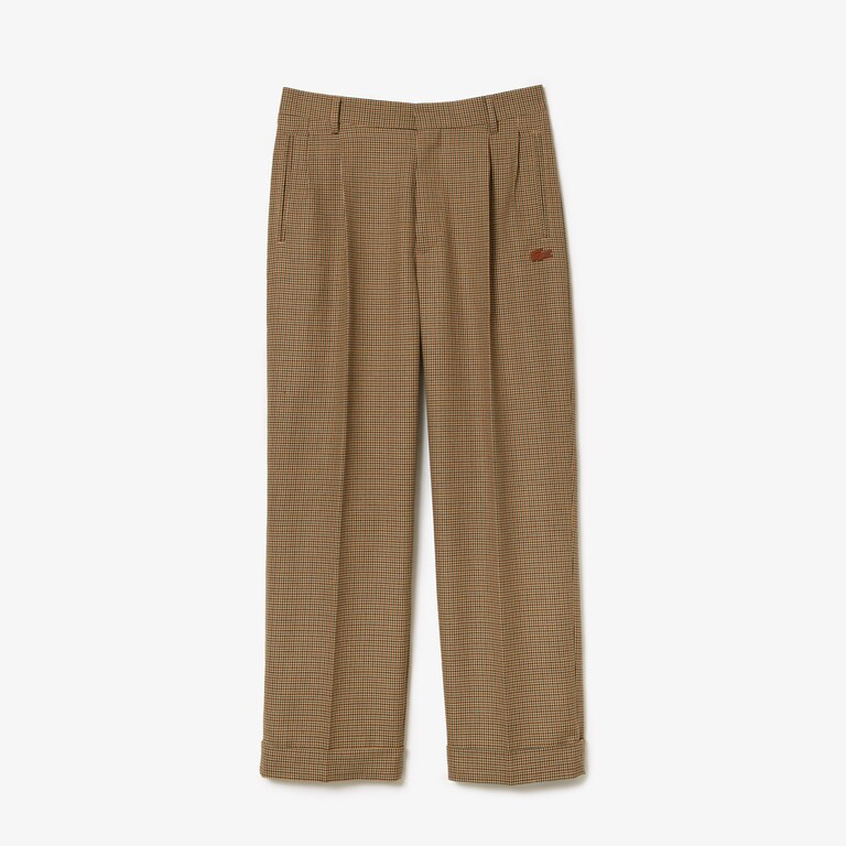 Pantalon fuselé Lacoste x le FLEUR à carreaux | Lacoste FR