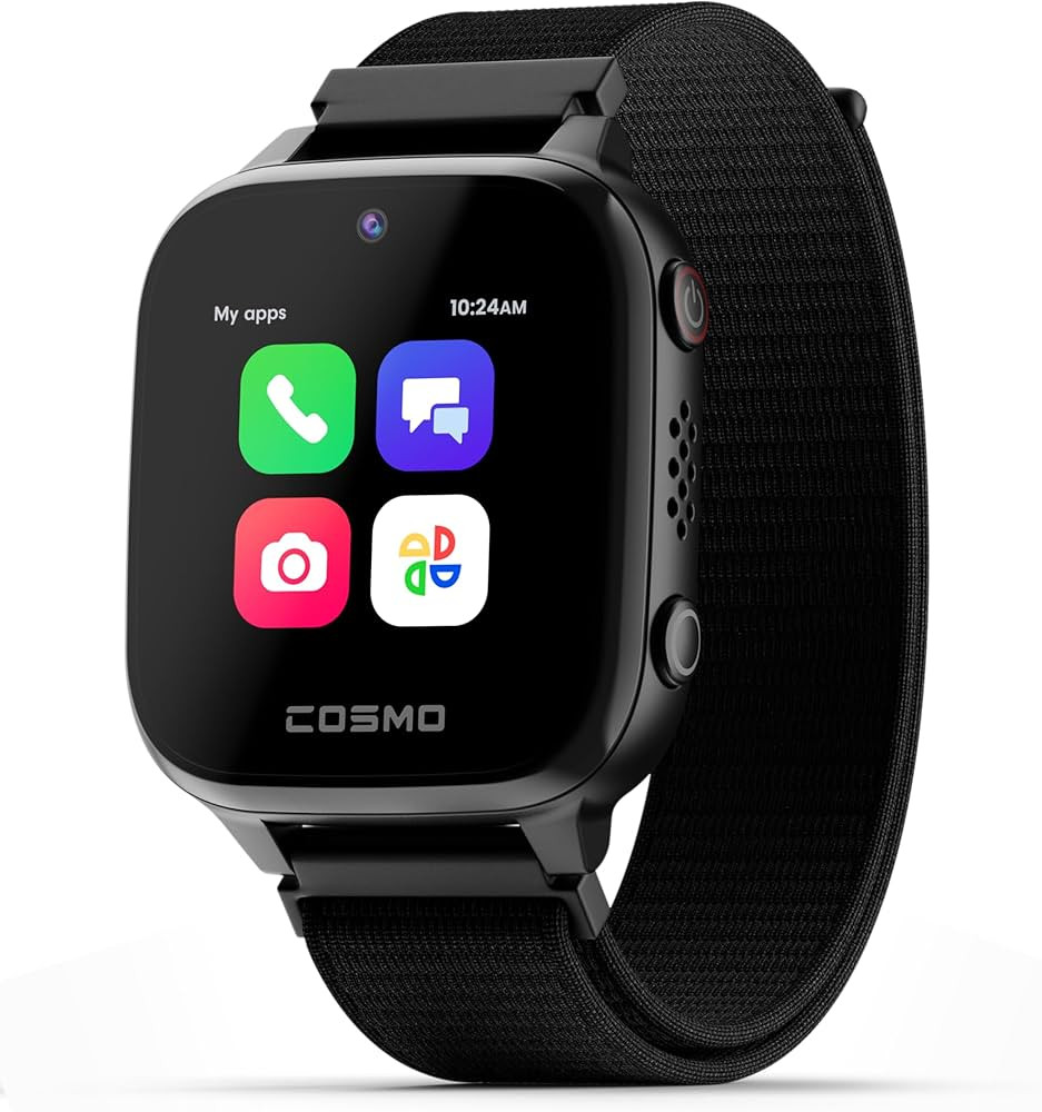 JrTrack 3 Smart Watch for Kids by Cosmo | Safe Cell Phone and GPS Tracker Watch | Calling & Text ... | Amazon (US)