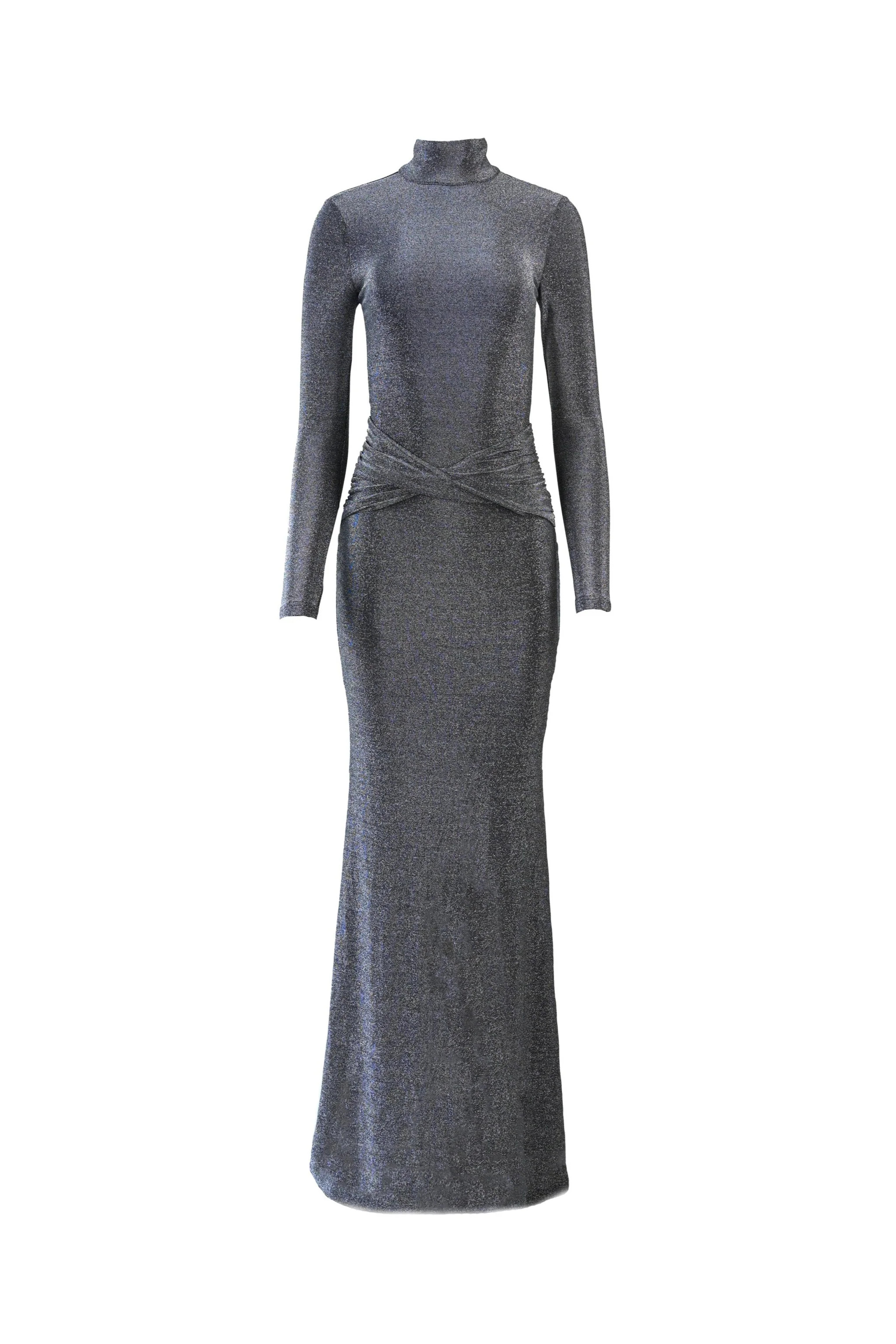 Cassia Maxi Dress — Iridescent Onyx | Yellow The Label