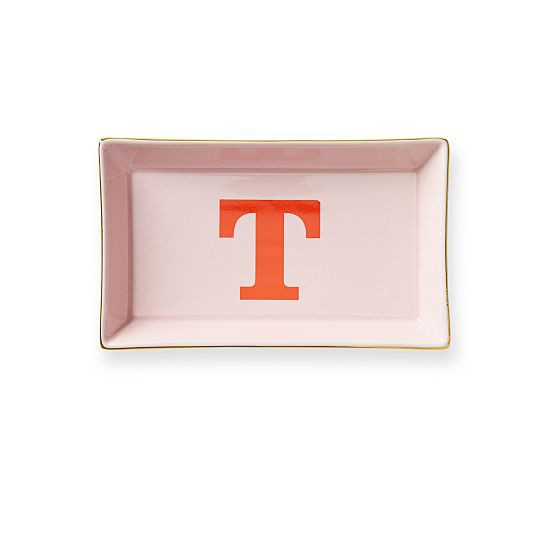 Ceramic Catchall Tray, Rectangle, 7x4.25, Blush | Mark and Graham