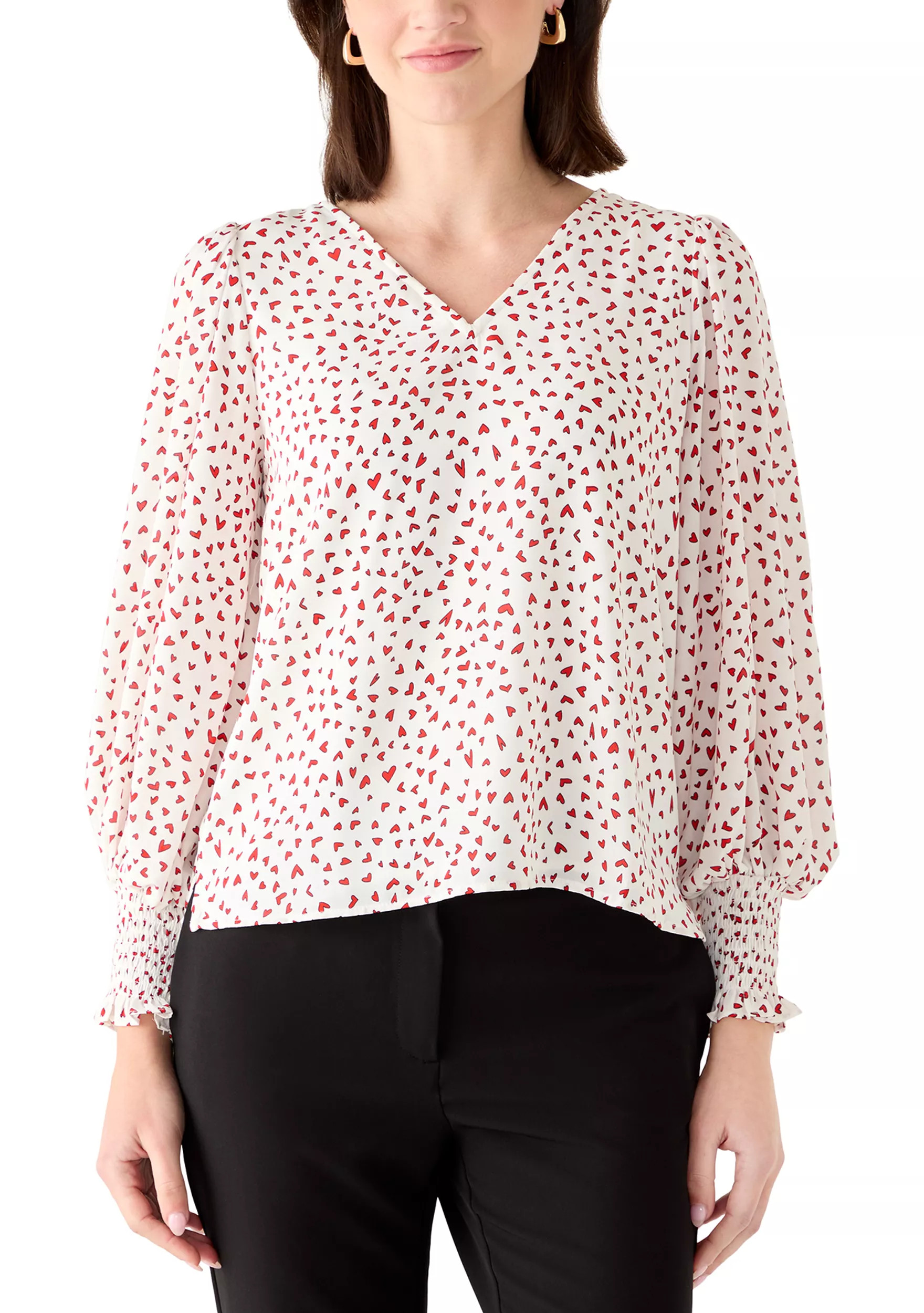 Women's Heart Blouse | Belk