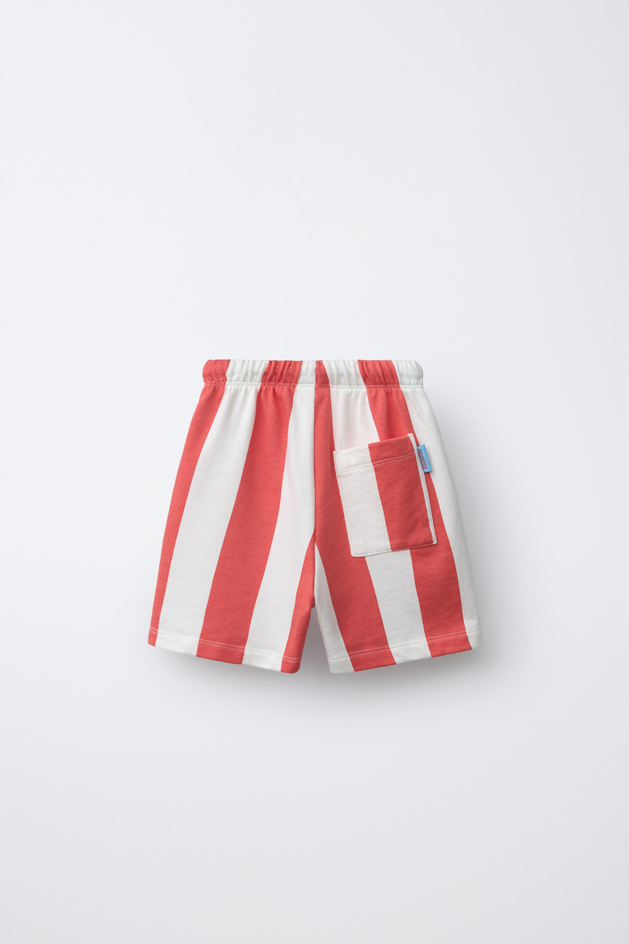 STRIPED BERMUDA SHORTS | Zara UK