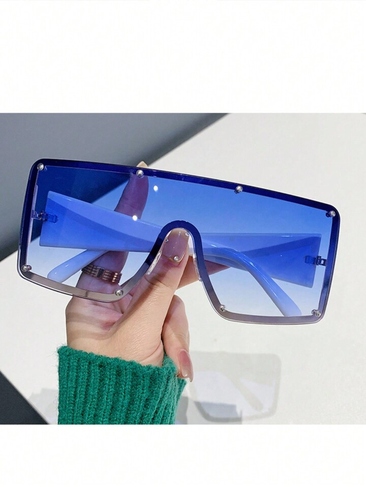Square Lens Unibody Sunglasses New Arrival Versatile Fashionable Women Eyewear For Outdoor Drivin... | SHEIN