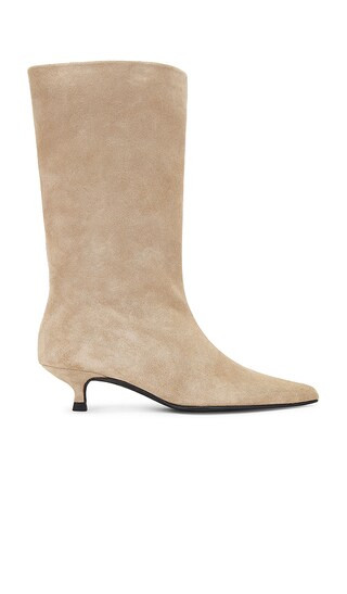Nour Boots in Sand Suede | Revolve Clothing (Global)