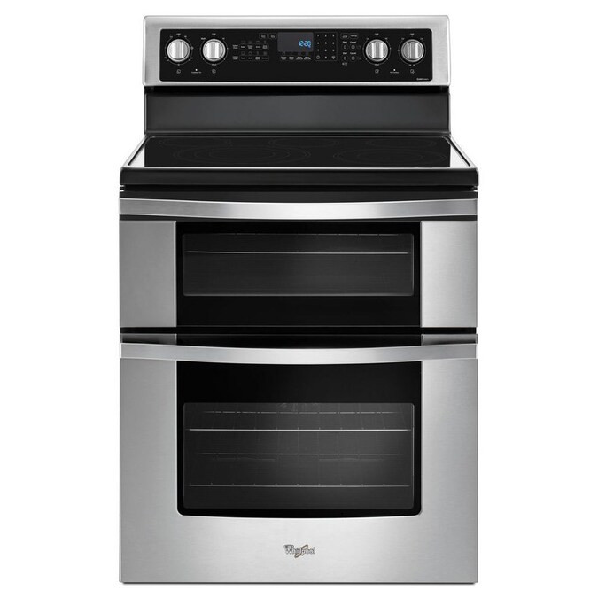 Whirlpool 30-in Smooth Surface 5 Elements 4.2-cu ft/2.5-cu ft Convection Oven Freestanding Double... | Lowe's