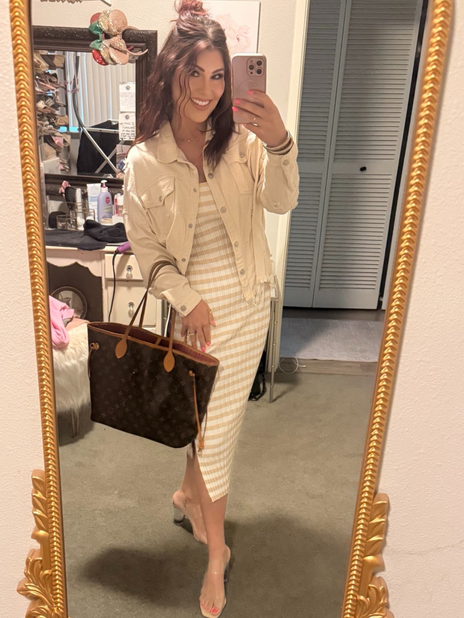 Neutral spring outfit 🧸🤎

#LTKootd #LTKU #LTKPetite