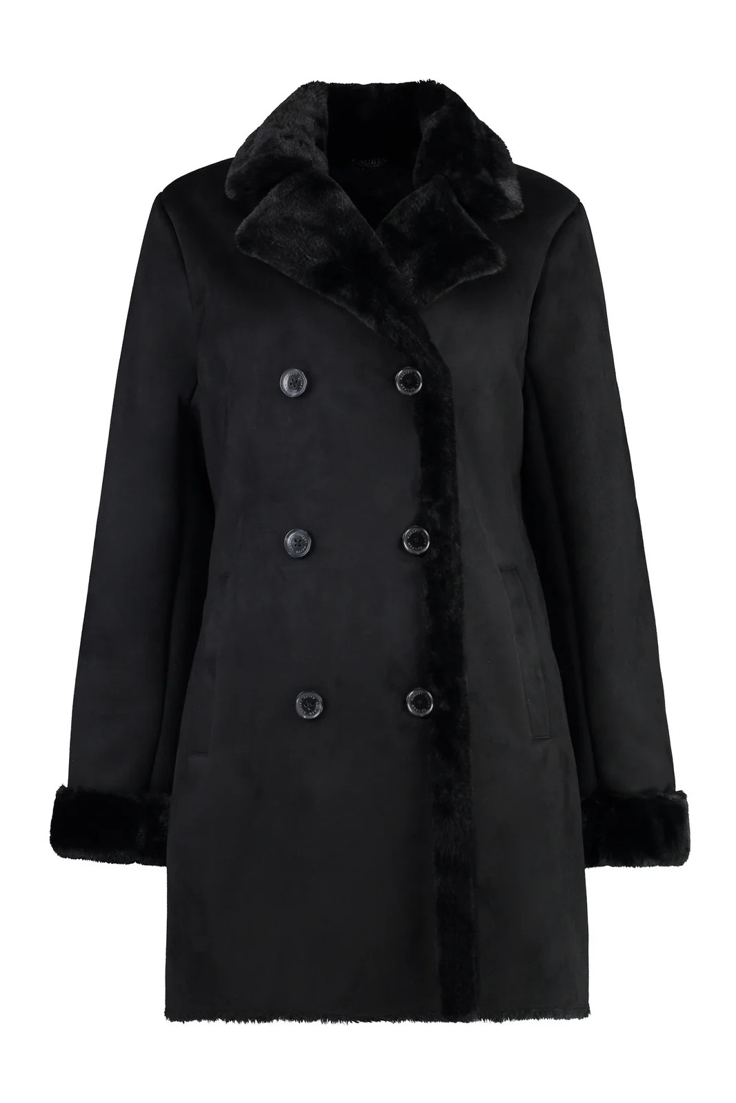 Lauren Ralph Lauren Double-Breasted Thigh-Length Coat | Cettire Global
