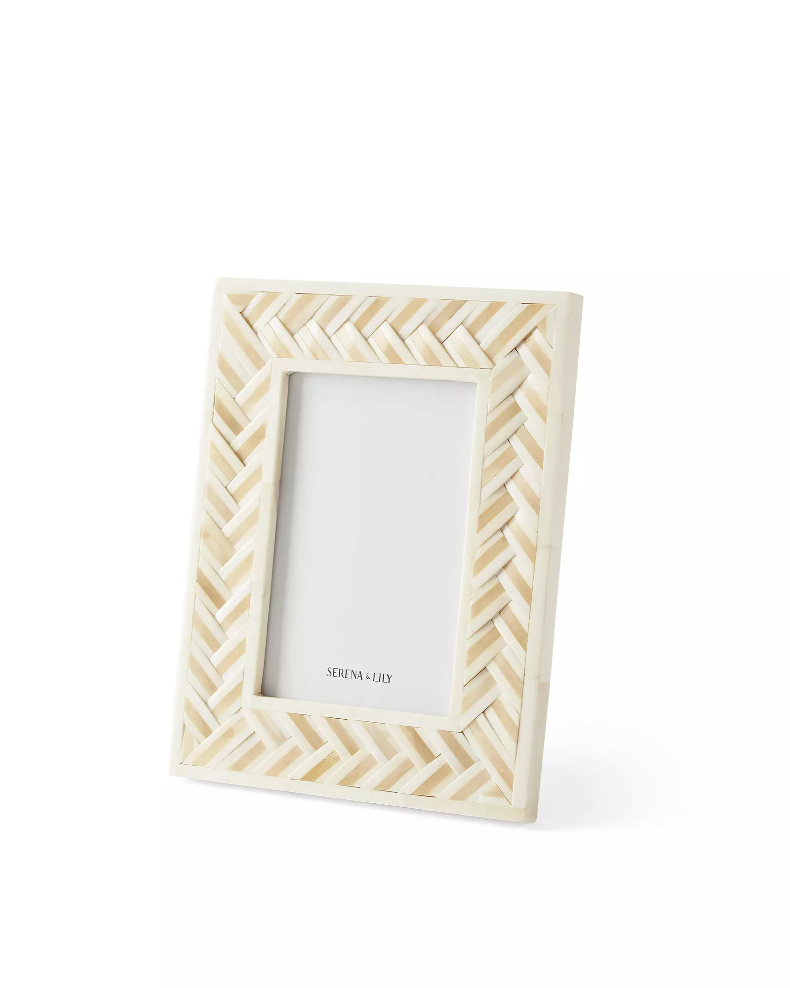 Chevron Bone Frame | Serena and Lily
