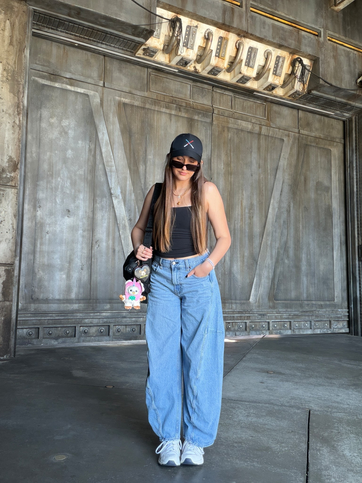 Star Wars disneyland ootd ✨

Hat: the Disney Store/Disneyland (@Nike US)
Sunglasses: I-Sea
Tank & Jeans: @abercrombie 
Bag: Baggu
Shoes: New Balance

Ig: @jkyinthesky 

#disney #disneyland #disneyoutfit #disneyoutfits #disneystyle #trendystyle #styleinspo #casualstyle #coolgirl #coolgirlstyle #starwars #starwarsstyle #starwarsgirl #starwarsfan 

#LTKgrwm #LTKdayinmylife #LTKootd